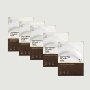 MEDICUBE Deep Peptide Radiance Mask 5ea (27ml X 5sheet) Peptide Complex